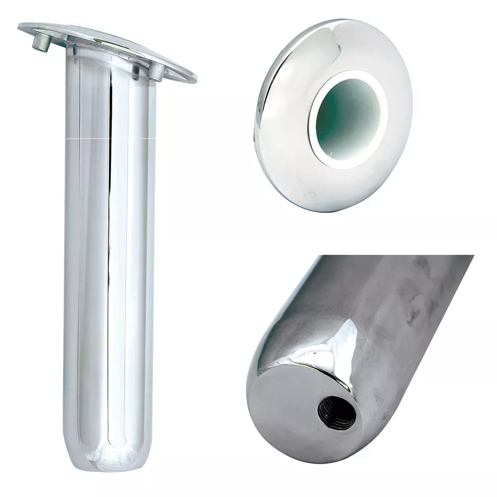 tigress-blind-mount-round-head-closed-base-rod-holder-30-176-9-quot Tigress Blind Mount Round Head Closed Base Rod Holder - 30° - 9"