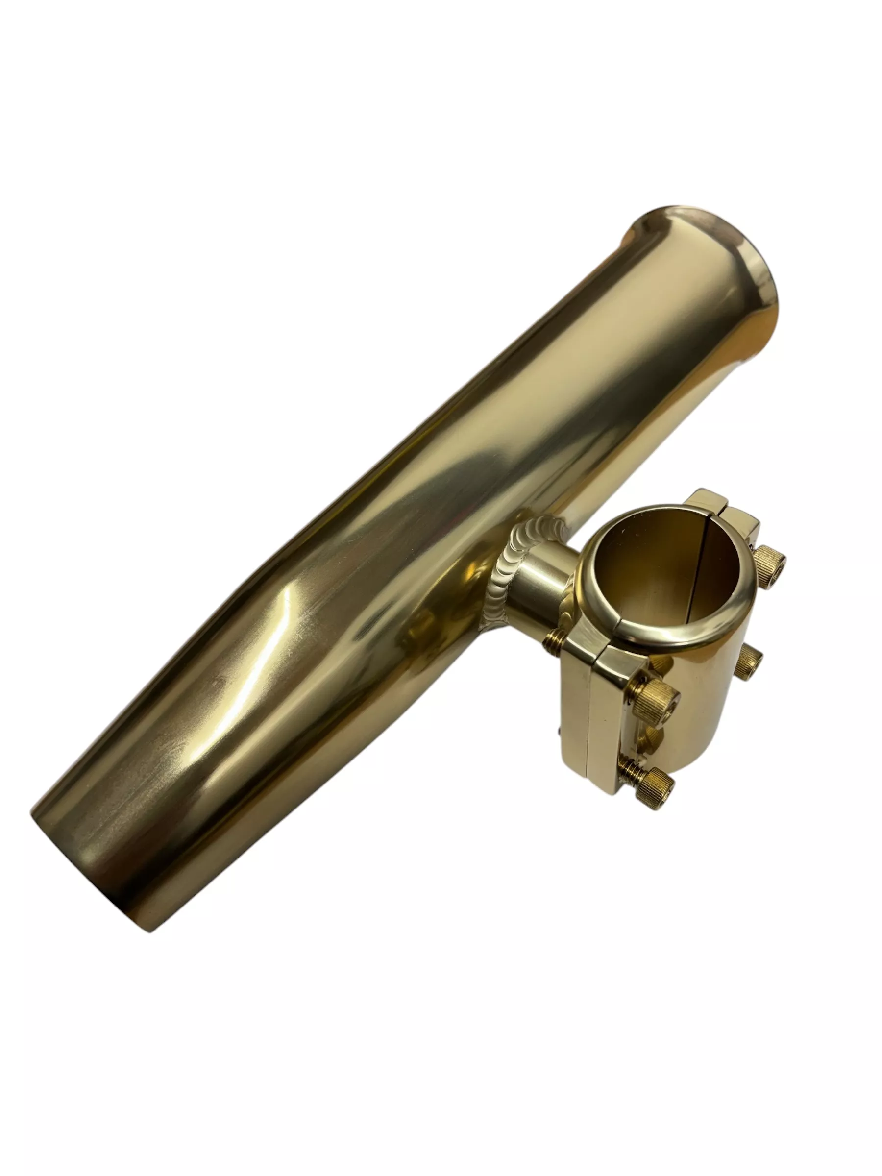 Tigress Gold Aluminum Rod Holder For 1 1/4in OD Pipe Horizontal Mount (See Info)