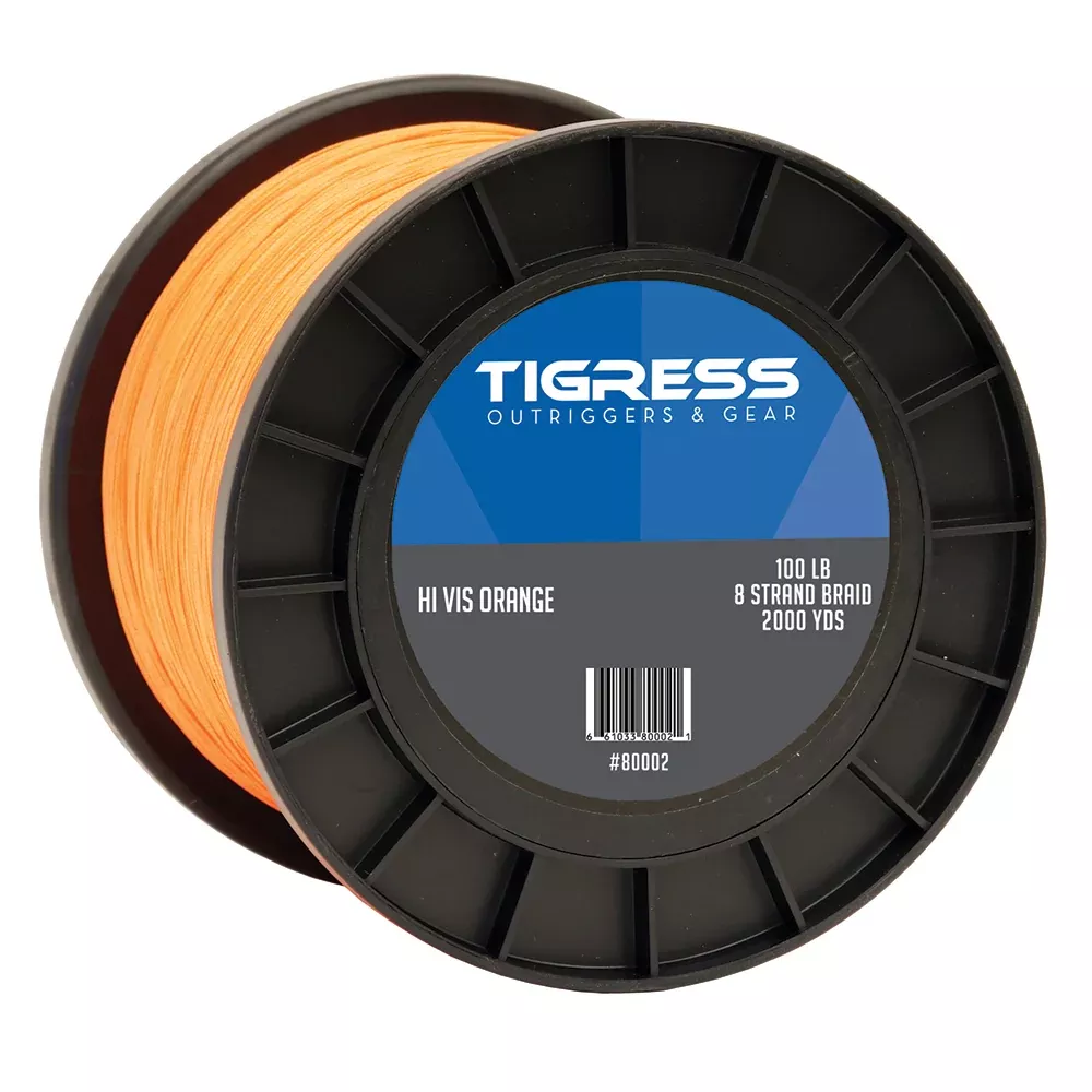 tigress-high-visibility-100lb-kite-braid-orange Tigress High-Visibility 100lb Kite Braid - Orange