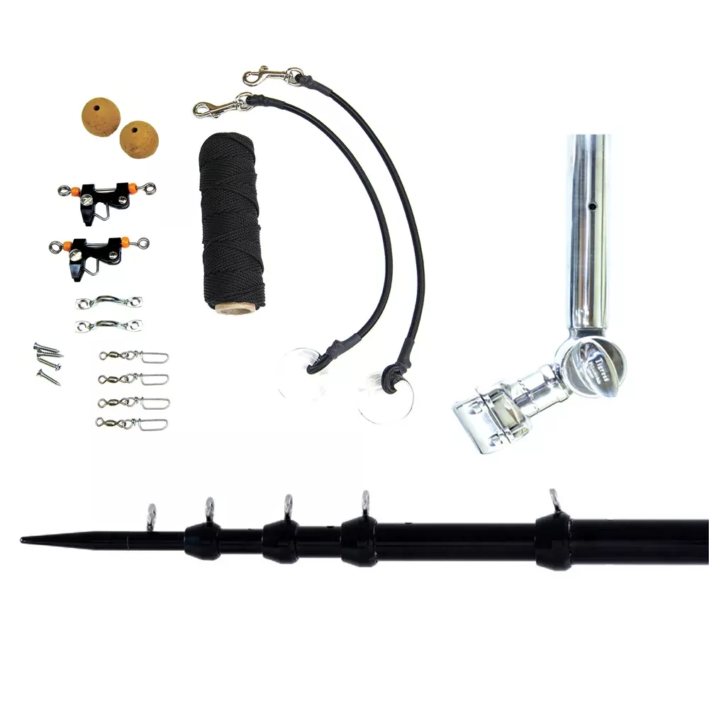 tigress-t-top-clamp-on-telescoping-system-1-1-8-quot-black Tigress T-Top Clamp-On Telescoping System - 1-1/8" - Black