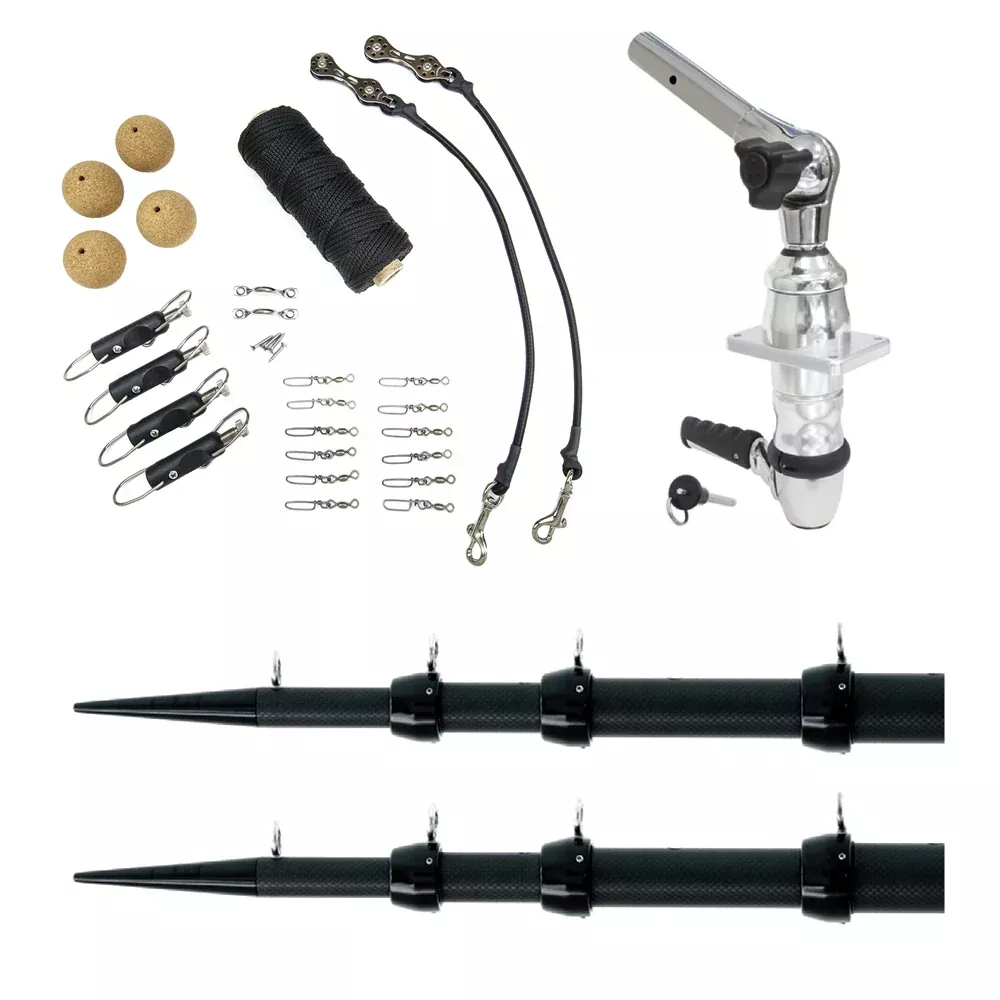 tigress-xd-top-mount-system-18-39-carbon-fiber-black-black-ultimate-rigging-kit Tigress XD Top Mount System - 18' Carbon Fiber Black/Black Ultimate Rigging Kit