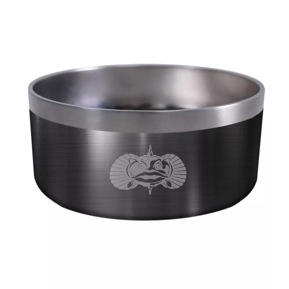 toadfish-non-tipping-dog-bowl-graphite Toadfish Non-Tipping Dog Bowl - Graphite