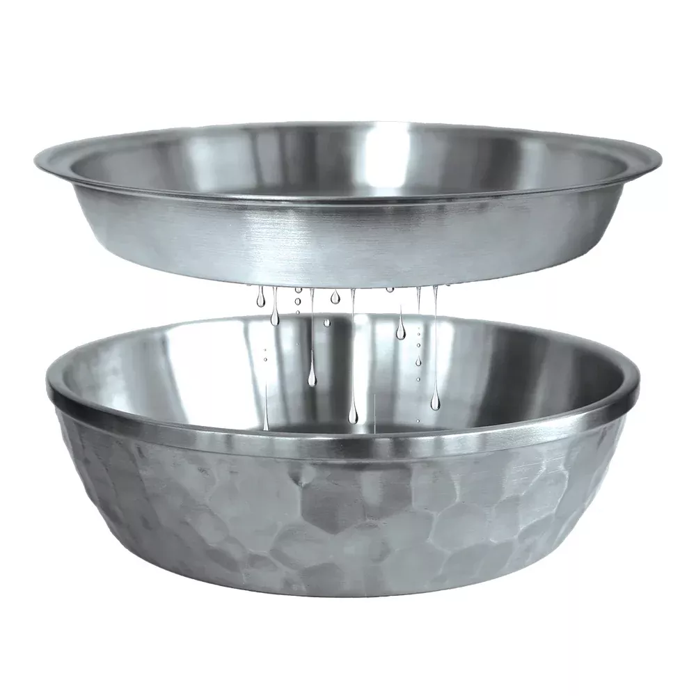 toadfish-seafood-bowl-12-quot-stainless-steel-2-layer-serving-bowl Toadfish Seafood Bowl - 12" - Stainless Steel - 2 Layer Serving Bowl
