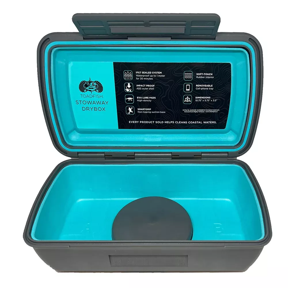 toadfish-stowaway-dry-box-w-smart-grip-amp-cell-phone-tray-insert Toadfish Stowaway Dry Box w/Smart Grip & Cell Phone Tray Insert