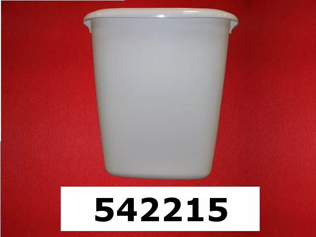 TRASH BIN-STORAGE 14 QT. WHITE '12-'14 RUBBERMAID