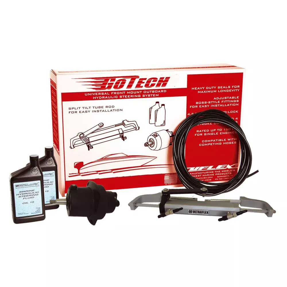 uflex-gotech-10-universal-front-mount-outboard-hydraulic-steering-system-gotech- UFlex GoTech 10 Universal Front Mount Outboard Hydraulic Steering System GOTECH 10