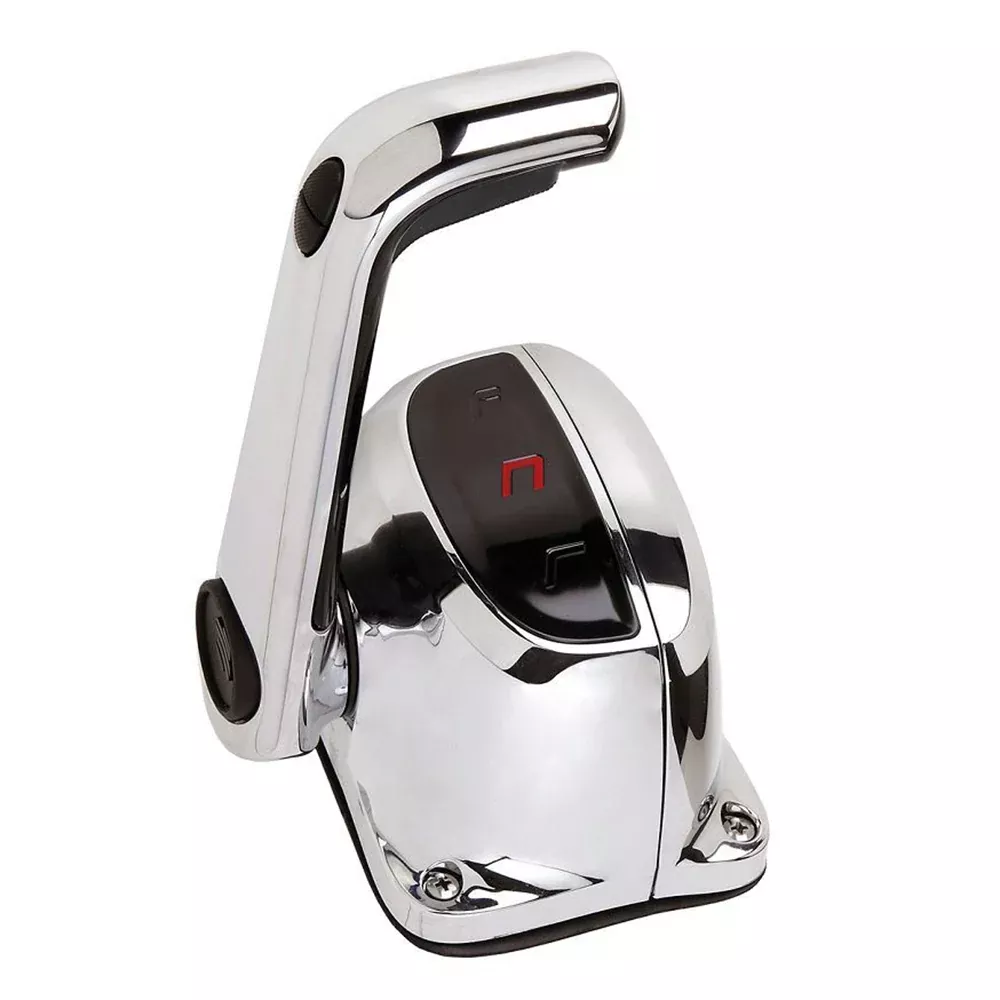 uflex-nbsp-single-lever-top-mount-control-w-neutral-lock-amp-trim-switch-chrome Uflex Single Lever Top Mount Control w/Neutral Lock & Trim Switch - Chrome