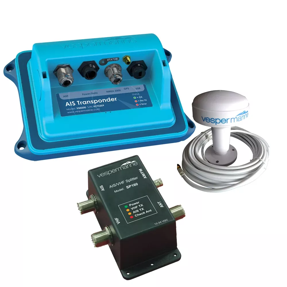 vesper-xb-6000-class-b-ais-sp160-bundle-sp-160-amplified-splitter-included Vesper XB-6000 Class B AIS SP160 Bundle - SP-160 Amplified Splitter Included