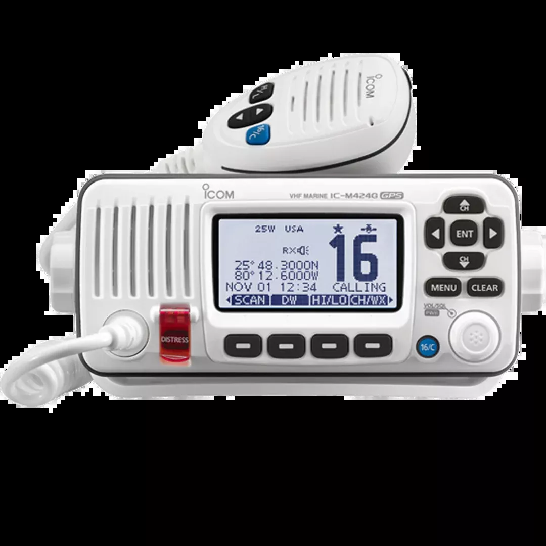 vhf-compact-w-hailer-gps-black VHF, Compact, w/Hailer & GPS, Black