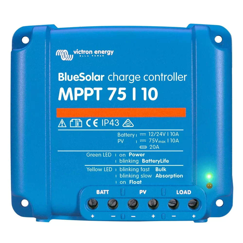 Victron BlueSolar MPPT Charge Controller 75V 10AMP UL Approved SCC010010050R