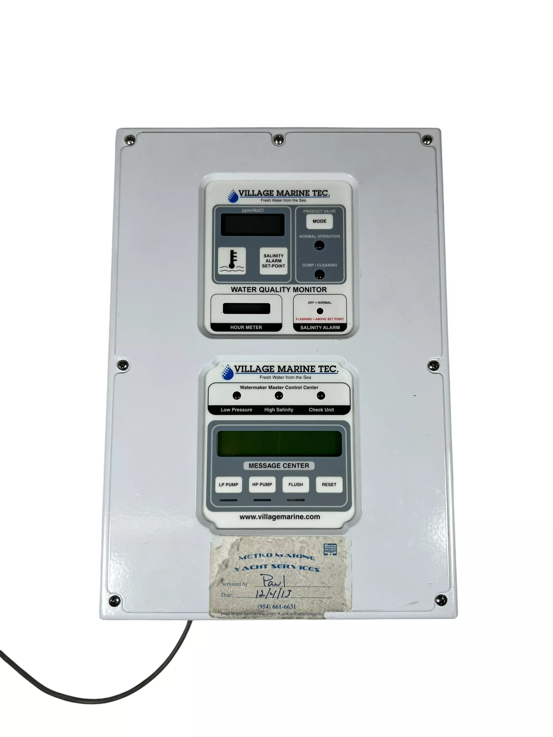 Village Marine Tec, 40-4097, Water Quality Monitor & Master Control Center, OEM