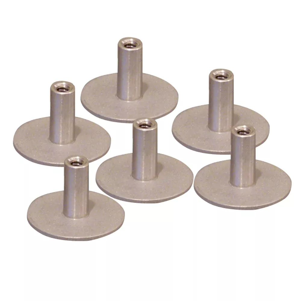 weld-mount-stainless-steel-standoff-1-25-quot-base1-4-quot-x-20-thread-75tall-6- Weld Mount Stainless Steel Standoff 1.25" Base1/4" x 20 Thread .75Tall - 6-Pack