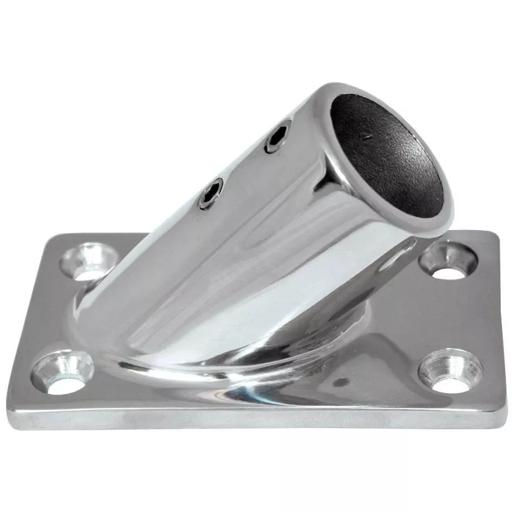 whitecap-2-o-d-45-rectangle-base-ss-rail-fitting-6015c Whitecap 2" O.D. 45° Rectangle Base SS Rail Fitting 6015C