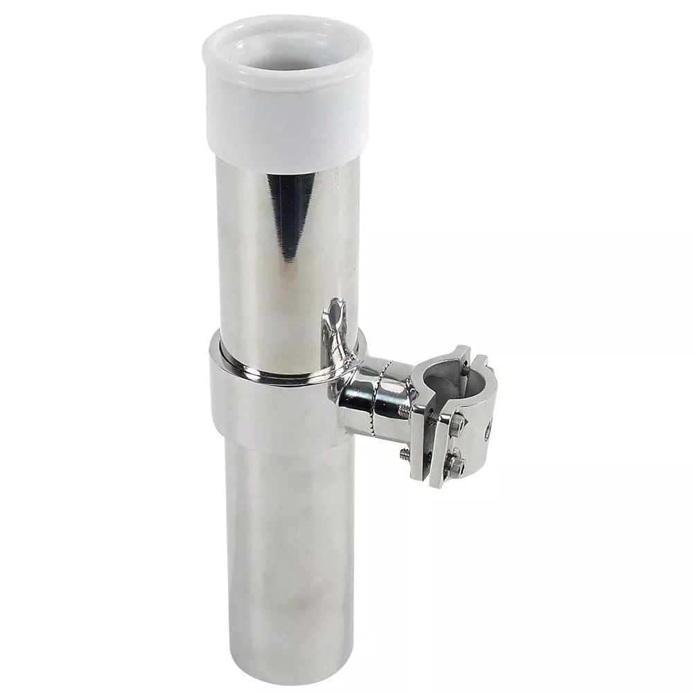 Whitecap Bluewater Series Rail Mount 10" Rod Holder S.S. S-7004CBLUE