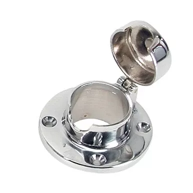 whitecap-chain-rope-deck-pipe-hinged-1-1-2-opening-s-112c Whitecap Chain & Rope Deck Pipe Hinged 1-1/2" Opening S-112C