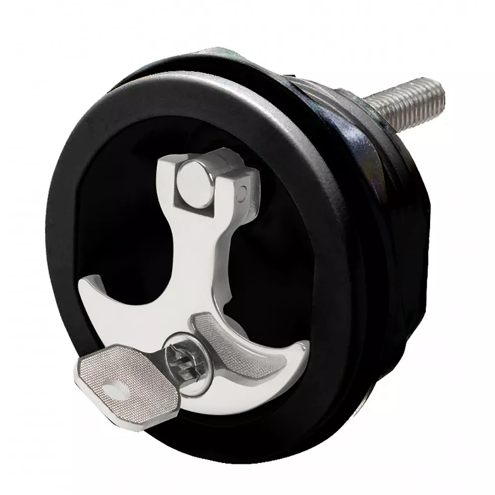 whitecap-compression-handle-cp-zamac-black-nylon-locking-fresh-water-use-only-s- Whitecap Compression Handle CP Zamac/Black Nylon Locking Fresh Water Use Only S-1415BC