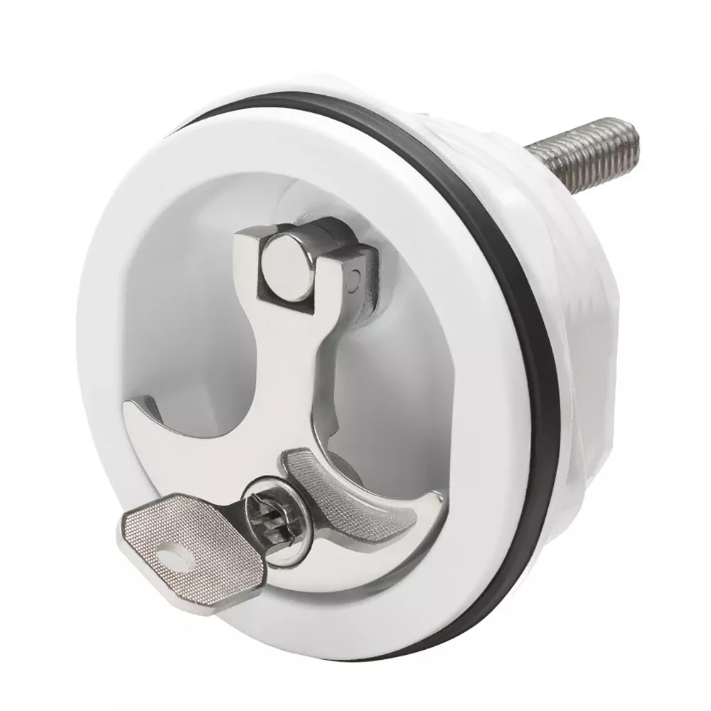 whitecap-compression-handle-cp-zamac-white-nylon-locking-fresh-water-use-only-s- Whitecap Compression Handle CP Zamac/White Nylon Locking Fresh Water Use Only S-1415WC