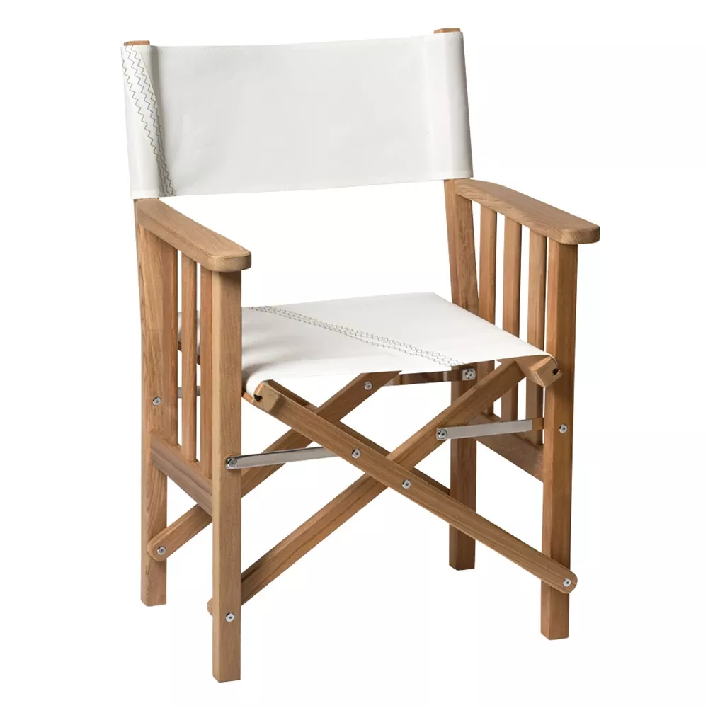 whitecap-director-s-chair-ii-w-sail-cloth-seating-teak-61054 Whitecap Director's Chair II w/Sail Cloth Seating - Teak 61054