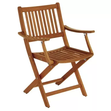 whitecap-folding-chair-w-arms-teak-63070 Whitecap Folding Chair w/Arms - Teak 63070