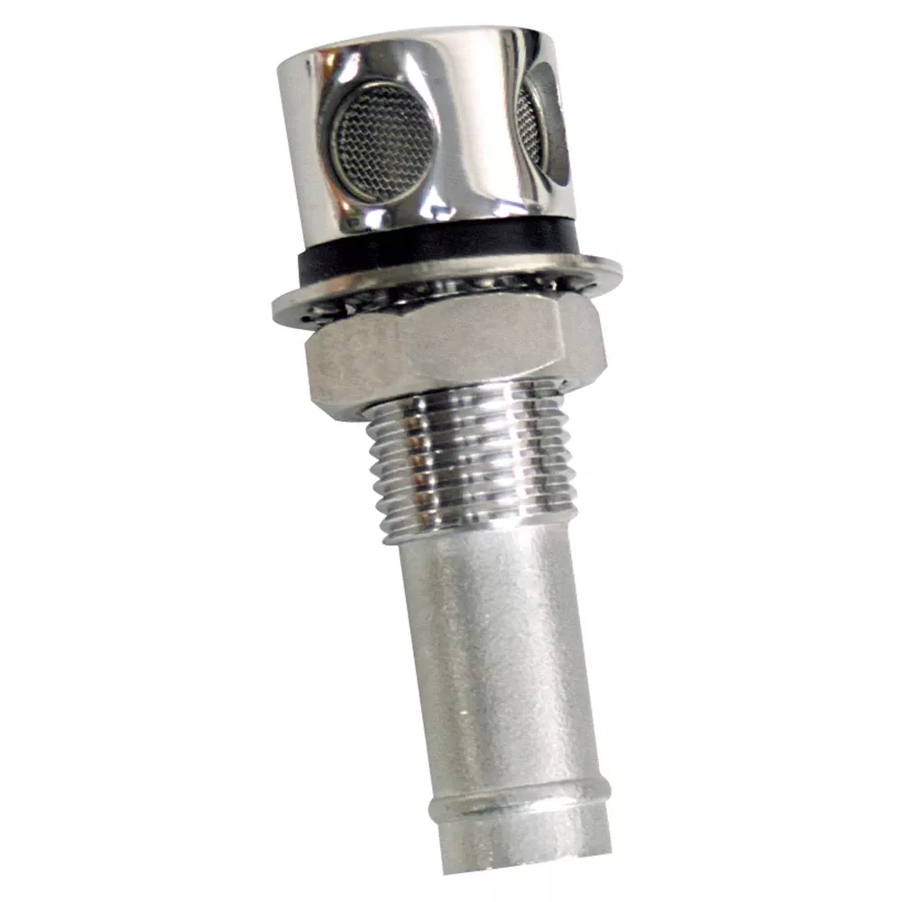 whitecap-fuel-vent-round-head-straight-shaft-5-8-hose-6004c Whitecap Fuel Vent - Round Head, Straight Shaft, 5/8" Hose 6004C