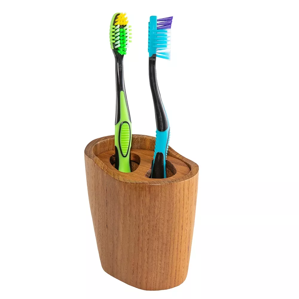 whitecap-oval-toothbrush-holder-oiled-teak-63112 Whitecap Oval Toothbrush Holder (Oiled) - Teak 63112