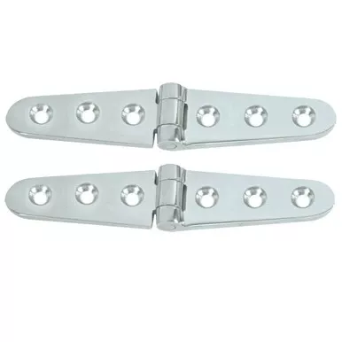 whitecap-strap-hinge-cp-brass-6-x-1-1-8-pair-s-605c Whitecap Strap Hinge - CP/Brass - 6" x 1-1/8" - Pair S-605C
