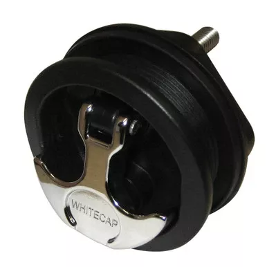 whitecap-t-handle-latch-chrome-plated-zamac-black-nylon-no-lock-freshwater-use-o Whitecap T-Handle Latch - Chrome Plated Zamac/Black Nylon - No Lock - Freshwater Use Only S-230BC