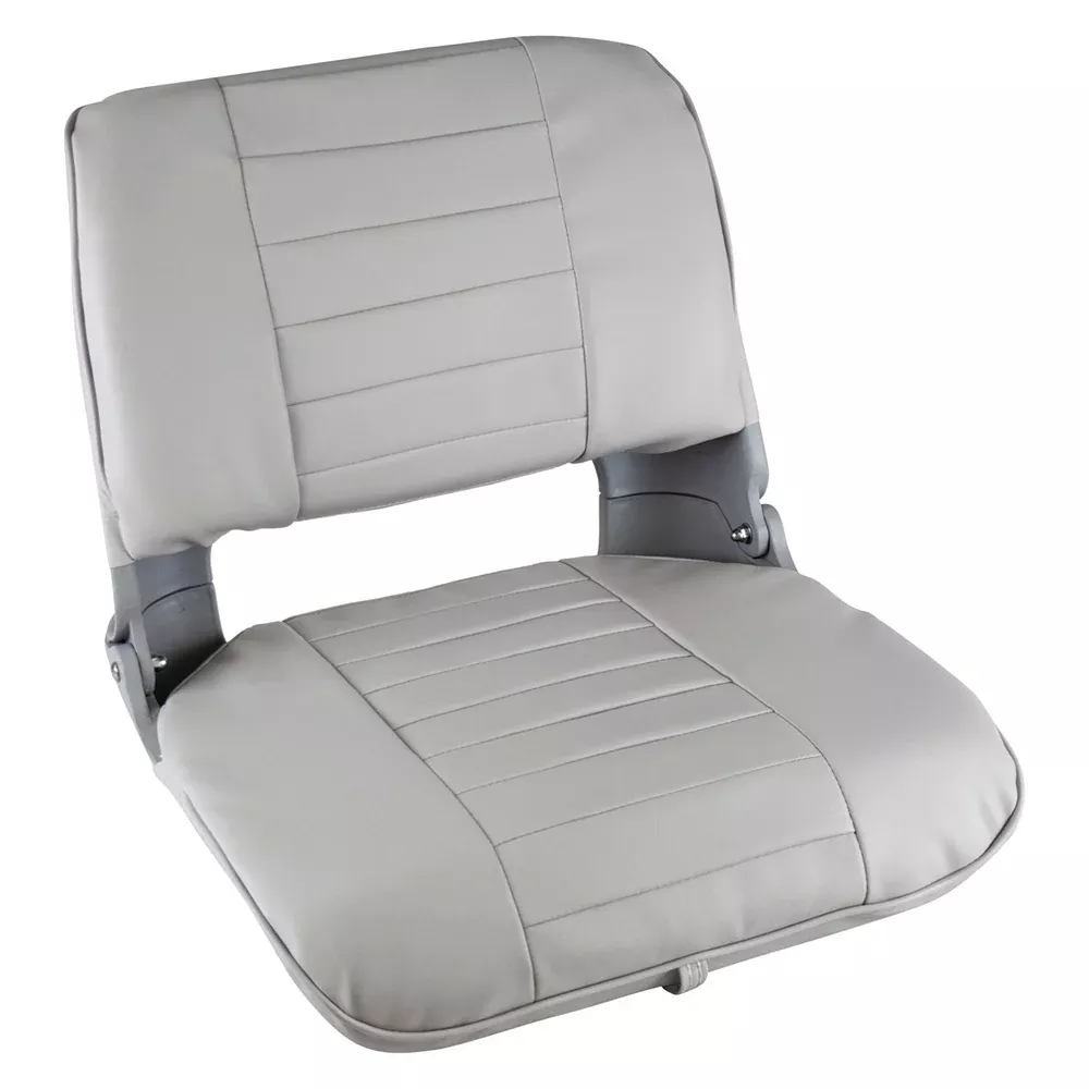 Wise Pro Style Clamshell Fold Down Fishing Seat - Grey