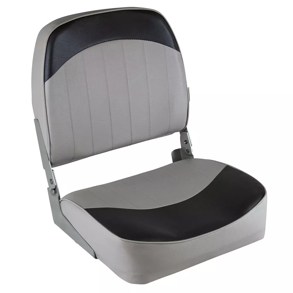 wise-standard-low-back-fishing-seat-grey-charcoal-8wd734pls-664 Wise Standard Low-Back Fishing Seat - Grey/Charcoal 8WD734PLS-664