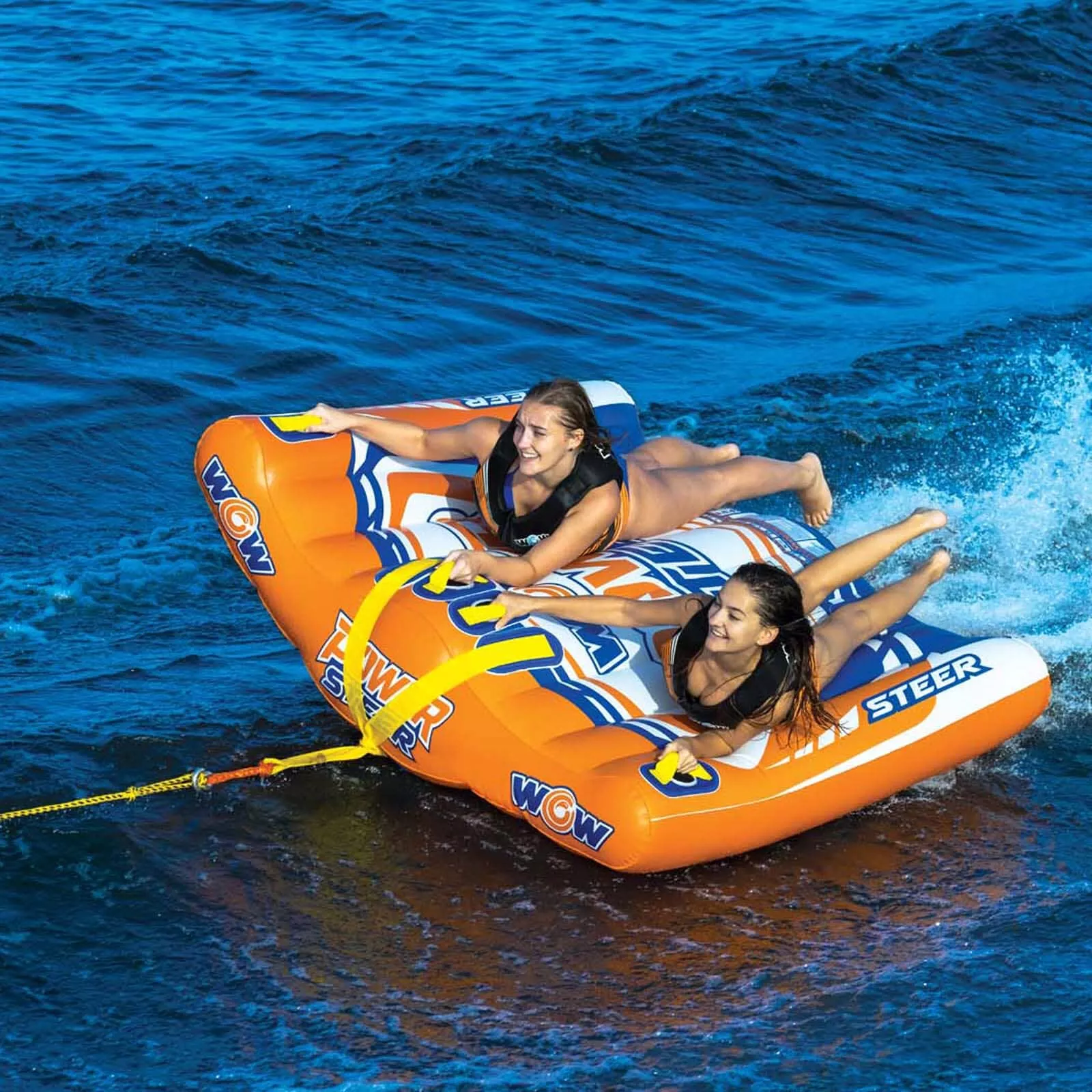 wow-watersports-power-steer-2p-steerable-deck-tube WOW Watersports Power Steer 2P Steerable Deck Tube