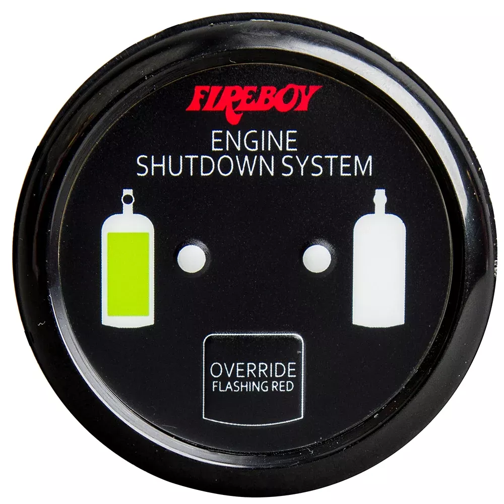 xintex-deluxe-helm-display-w-gauge-body-led-color-graphics-f-engine-shutdown-sys Xintex Deluxe Helm Display w/Gauge Body, LED & Color Graphics f/Engine Shutdown System - Chrome Bezel Display