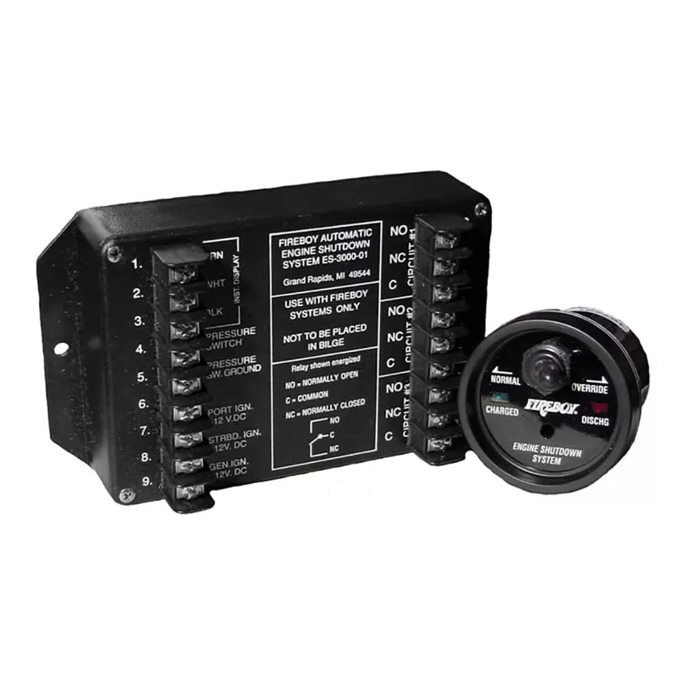 xintex-engine-shutdown-5-circuit-with-20a-relays-round-display-es-5000-01 Xintex Engine Shutdown - 5 Circuit with 20A Relays - Round Display - ES-5000-01