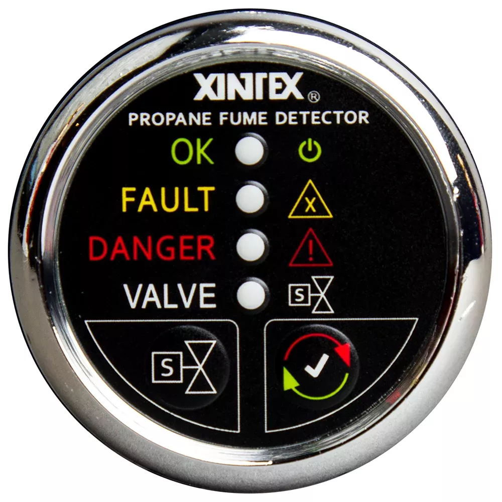 xintex-propane-fume-detector-w-automatic-shut-off-plastic-sensor-no-solenoid-val Xintex Propane Fume Detector w/Automatic Shut-Off & Plastic Sensor - No Solenoid Valve - Black Bezel Display