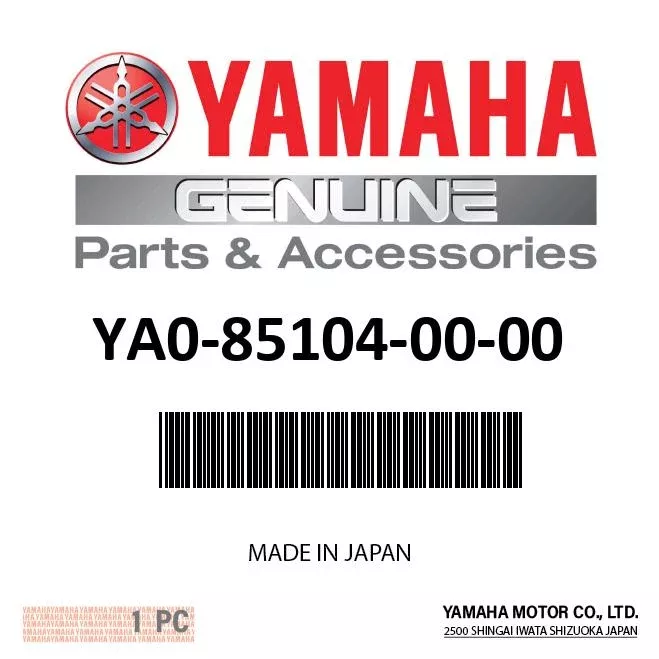Yamaha - Pipe, rubber - YA0-85104-00-00