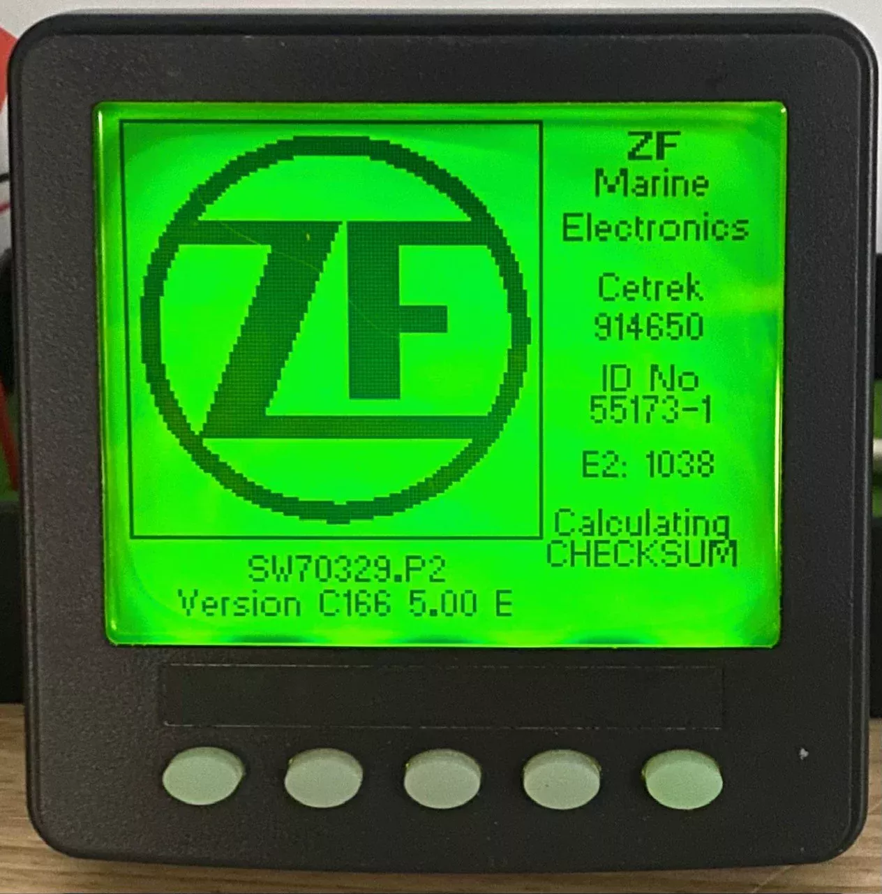 zf-marine-display-2610-4-display-version-c166-5-00-e ZF Marine Display , 2610 , 4" Display , Version C166 5.00 E